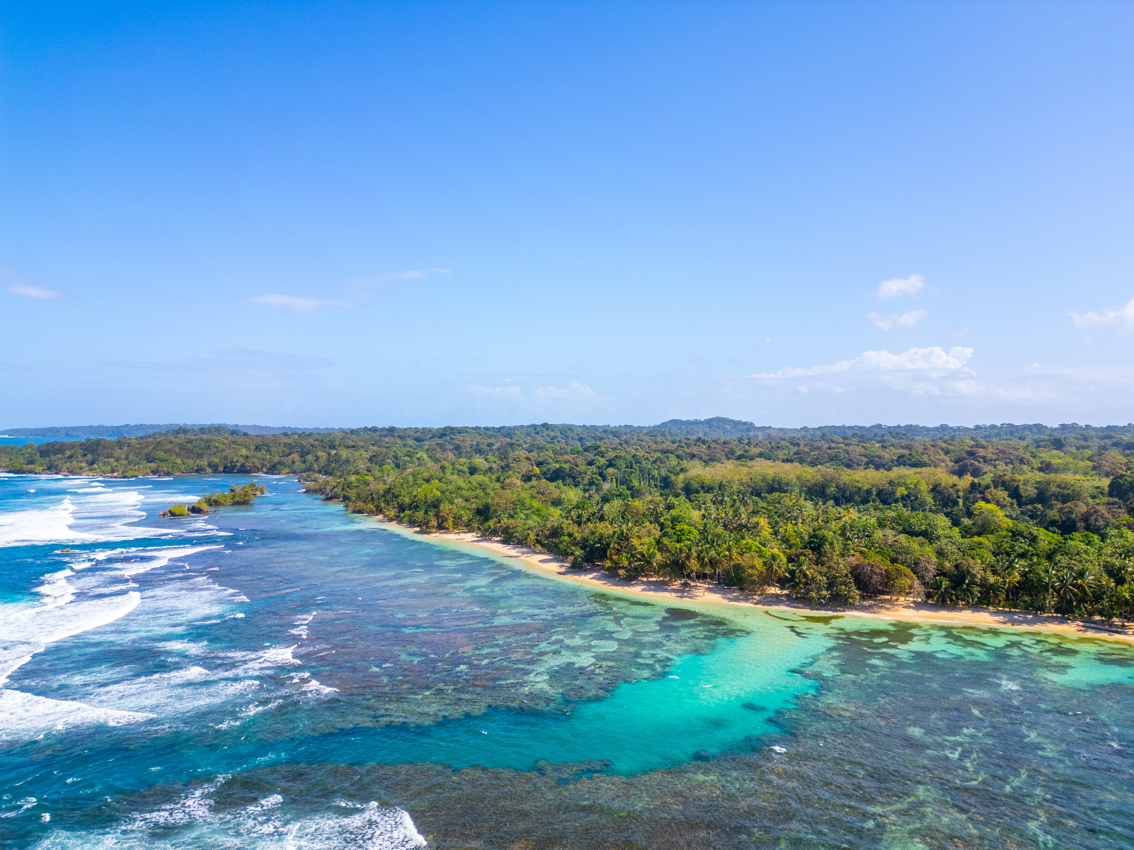 Island-hopping by boat